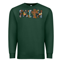 Sports Green faith cross Premium Sweatshirt - JahusDesignShop