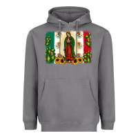 Storm mexican flag our lady of guadalupe Heavyweight Hoodie - JahusDesignShop