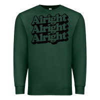 Sports Green alright alright alright Premium Sweatshirt - baoMotion