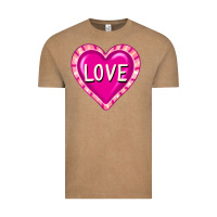 Vintage Coffee valentine's day hearts Vintage Tee - FaDigitalArtStudio