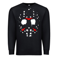Black mask halloween Premium Sweatshirt - baoMotion