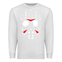 Oatmeal Heather mask halloween Premium Sweatshirt - baoMotion