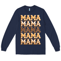 Navy fall mama Long Sleeve Tee - BundleAndBundleShop