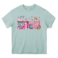 Arona pink Christmas coffee Heavy Core Tee - Jasminsmagicworld