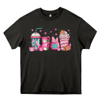 Asphalt pink Christmas coffee Heavy Core Tee - Jasminsmagicworld