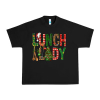 Black Lunch Lady Christmas Urban Heavy Tee - BundleAndBundleShop