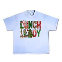 Grape Ice Lunch Lady Christmas Urban Heavy Tee - BundleAndBundleShop