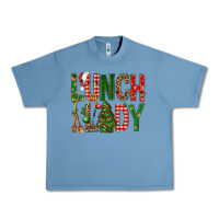 Pebble Blue Lunch Lady Christmas Urban Heavy Tee - BundleAndBundleShop