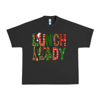 Pigment Black Lunch Lady Christmas Urban Heavy Tee - BundleAndBundleShop
