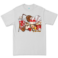 Dove Grey Baseball coffee cups Premium Tee - HowdyJamesFarm