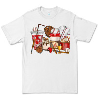 White Baseball coffee cups Premium Tee - HowdyJamesFarm