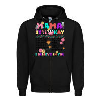 Black mama it's okay Zipper Hoodie - JahusDesignShop