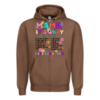 Chestnut mama it's okay Zipper Hoodie - JahusDesignShop