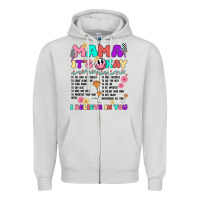 Dove Grey mama it's okay Zipper Hoodie - JahusDesignShop