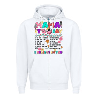 White mama it's okay Zipper Hoodie - JahusDesignShop