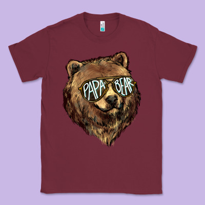 Papa Bear Classic Tee Designed By Howdyjamesfarm