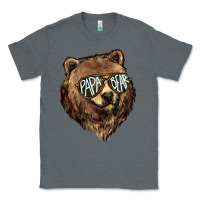 Charcoal Heather Papa Bear Classic Tee - HowdyJamesFarm