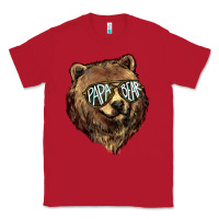 Red Papa Bear Classic Tee - HowdyJamesFarm