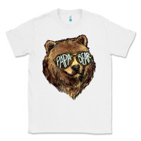 White Papa Bear Classic Tee - HowdyJamesFarm