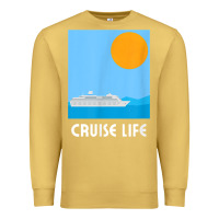 Antique Gold cruise life design travel & cruise wear t shirt Premium Sweatshirt - baoMotion