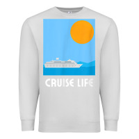 Dove Grey cruise life design travel & cruise wear t shirt Premium Sweatshirt - baoMotion