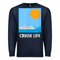 Navy cruise life design travel & cruise wear t shirt Premium Sweatshirt - baoMotion