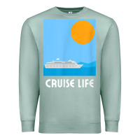 Seafoam cruise life design travel & cruise wear t shirt Premium Sweatshirt - baoMotion