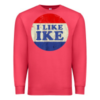 Cardinal i like ike political button vintage distressed Premium Sweatshirt - baoMotion