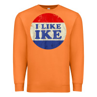 Carrot i like ike political button vintage distressed Premium Sweatshirt - baoMotion