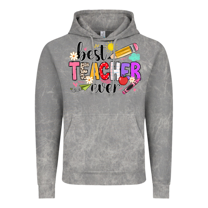 Ibest Teacher Ever Vintage Hoodie by CowhideDigitalArt | Teevron