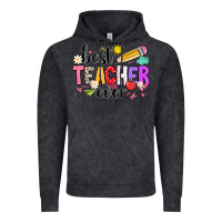 Vintage Black iBest Teacher Ever Vintage Hoodie - CowhideDigitalArt