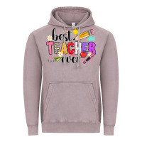 Vintage Zinc iBest Teacher Ever Vintage Hoodie - CowhideDigitalArt