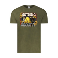 Vintage Olive Nothing Soft About It Vintage Tee - FaDigitalArtStudio