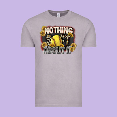 Nothing Soft About It Vintage Tee Designed By Fadigitalartstudio