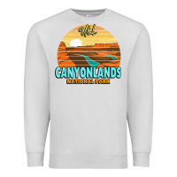Dove Grey Canyonlands Moab Utah National Park Nature Outdoor Lovers Premium Sweatshirt - baoMotion