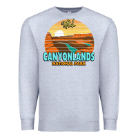 Heather Grey Canyonlands Moab Utah National Park Nature Outdoor Lovers Premium Sweatshirt - baoMotion