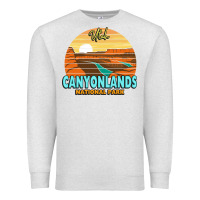 Oatmeal Heather Canyonlands Moab Utah National Park Nature Outdoor Lovers Premium Sweatshirt - baoMotion