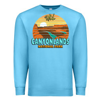 Ocean Blue Canyonlands Moab Utah National Park Nature Outdoor Lovers Premium Sweatshirt - baoMotion