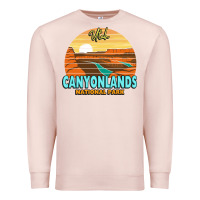 Pale Pink Canyonlands Moab Utah National Park Nature Outdoor Lovers Premium Sweatshirt - baoMotion