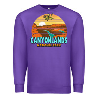 Purple Canyonlands Moab Utah National Park Nature Outdoor Lovers Premium Sweatshirt - baoMotion