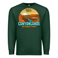 Sports Green Canyonlands Moab Utah National Park Nature Outdoor Lovers Premium Sweatshirt - baoMotion