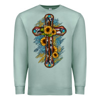 Seafoam cross Premium Sweatshirt - JahusDesignShop