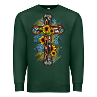 Sports Green cross Premium Sweatshirt - JahusDesignShop