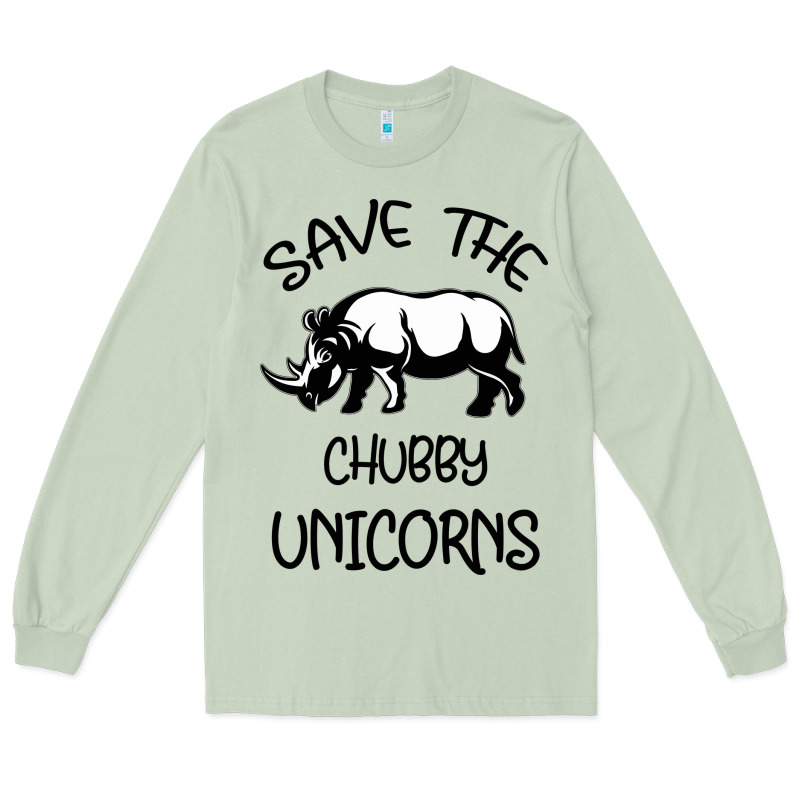 Save The Chubby Unıcorns Long Sleeve Tee by Bettercallsaul | Teevron