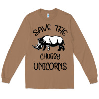Toasted Coconut save the chubby unıcorns Long Sleeve Tee - Bettercallsaul