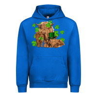 Cobalt st patricks day cow family Urban Hoodie - RanaPortraitStore