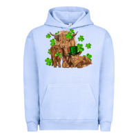 Pigment Grape Ice st patricks day cow family Urban Hoodie - RanaPortraitStore