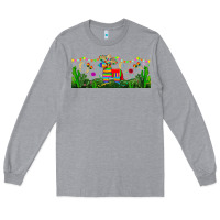 Heather Grey pinata libbey glass Long Sleeve Tee - BundleAndBundleShop