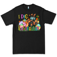 Black I dig Easter Day Premium Tee - CowGirlArtShop