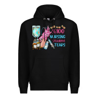 Black nursing student tears Premium Hoodie - RacoonDesign